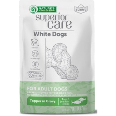 Nature's Protection Dog Superior Care White Adult Tuna and Sea Bass 70 g – Sleviste.cz