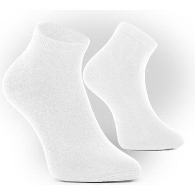 Bambusové ponožky antibakteriální nízké bílé – Zboží Mobilmania