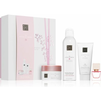 Rituals The Ritual Of Sakura sprchová pěna 200 ml + zjemňující tělový peeling 125 g + parfémovaná voda 15 ml + tělový krém 100 ml – Zboží Dáma