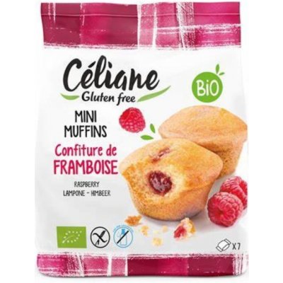 Celiane glutenfree bezlepkové mini mafiny s malinovou náplní 200 g – Sleviste.cz