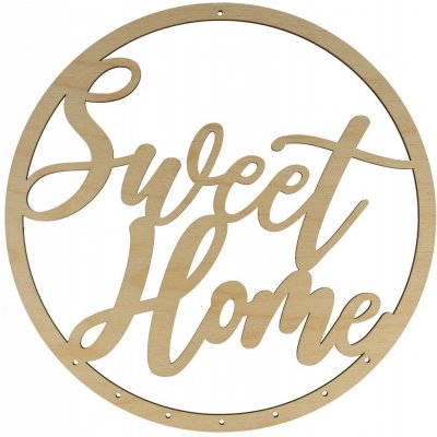 Dřevěný kruh na lapač snů Ø24 cm sweet home – Hledejceny.cz