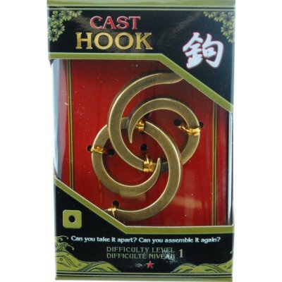 Hanayama Hlavolam Cast Hook Silver – Sleviste.cz