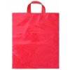 Nákupní taška a košík Taška polyetylénová s uchem červená