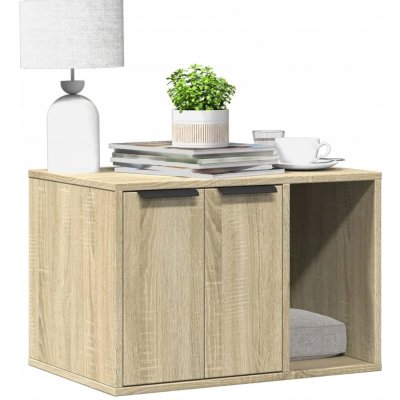 VidaXL Domeček pro kočky obdélníkový béžový 60 x 40 x 40 cm – Sleviste.cz