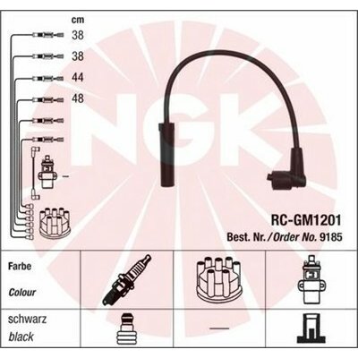 Sada kabelů pro zapalování NGK 9185 – Hledejceny.cz