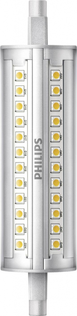 Philips LED žárovka 230 V, R7s, 14 W = 100 W, 118 mm, teplá bílá, A+ A++ E stmívatelná