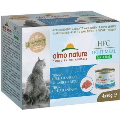 Almo Nature HFC Natural Light Atlantický tuňák 4 x 50 g