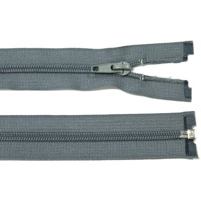 Spirálový zip no.5 rozepínací 70cm - více barev color: 721 tmavě šedá – Hledejceny.cz