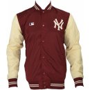 47 Brand New York Yankees Drift Track Jacket 681658AA-551982 burgundy