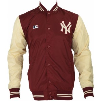 47 Brand New York Yankees Drift Track Jacket 681658AA-551982 burgundy