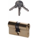 EURO 25/25mm, mosazná, 3 klíče, šroub M5x65mm, A = 25mm, B = 25mm – Zbozi.Blesk.cz