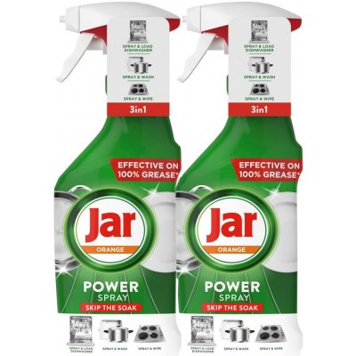 Jar Power Spray 3v1 na nádobí a do kuchyně Orange 2 x 500 ml – Hledejceny.cz