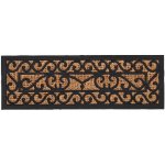 ESSCHERT DESIGN BEST FOR BOOTS s kokosovým vláknem černá s přírodní s ornamenty 75 x 25 cm – Zboží Dáma