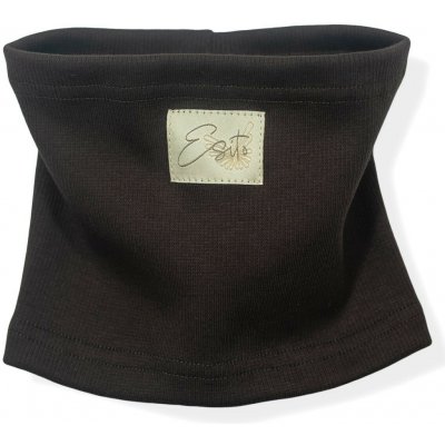 ESITO Nákrčník žebro mimi exclusive Brown hnědá – Zboží Dáma