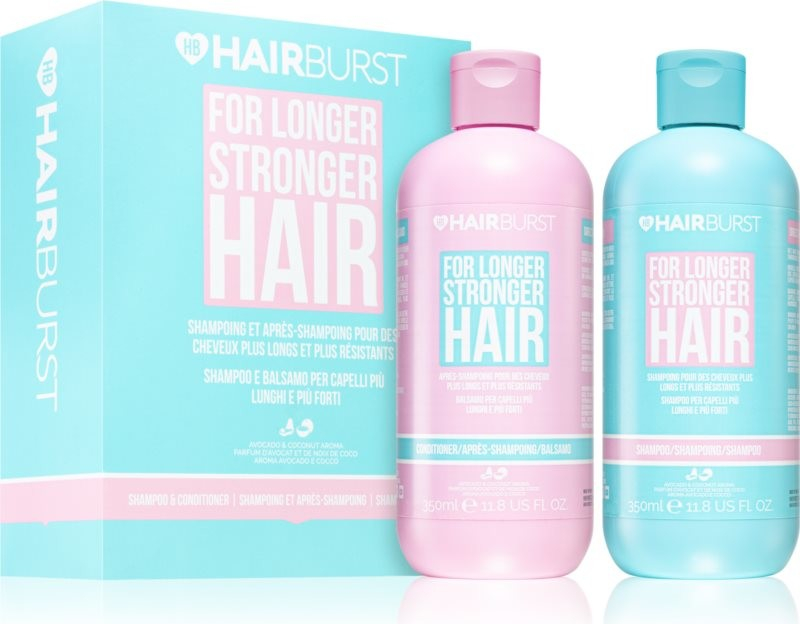 Hairburst Longer Stronger Hair Hairburst Shampoo 350ml single bottle hydratační šampon pro posílení a lesk vlasů 350 ml + Hairburst Conditioner 350ml single bottle vyživující kondicionér