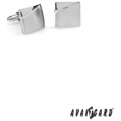 Avantgard manžetové knoflíčky Premium stříbrná mat lesk 573-20316 – Zboží Dáma