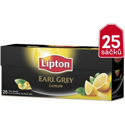 Lipton Earl Grey Lemon 25 sáčků – Zboží Mobilmania