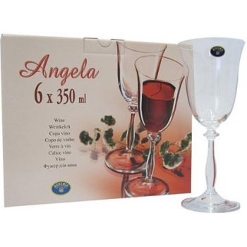 Crystalex Sklenice na víno ANGELA 350ml 6ks