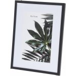 Home Styling Collection Kovový fotorámeček, passe-partout, 20,8 x 15,5 x 1 cm černá – Zboží Živě