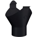 Lindab Žlabový kotlík OMV 150/100 mm / černý – Sleviste.cz