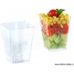WIMEX Fingerfood kelímek hranatý čirý 5,8 x 5,8 x 7,6 cm 160 ml – Hledejceny.cz