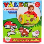 Teddies Válec s rolničkou Moje první zvířátka – Zboží Dáma