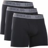 Boxerky, trenky, slipy, tanga Under Armour Charged Cotton Stretch 6” boxerky černé 3 ks