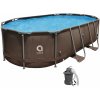 Bazén Master Pool Steel Super Rattan 427 x 275 x 100 cm JL12024