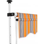 Dekorhome Ručně zatahovací markýza 200x120 cm Krémová – HobbyKompas.cz