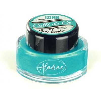 Kaligrafický inkoust AladinE IZINK CALLI & CO metalický blankytně modrý 15 ml