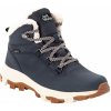 Dámské kotníkové boty Jack Wolfskin boty Everquest Texapore Mid W dark Blue/Off White