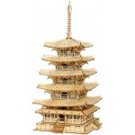 Robotime Rolife 3D Dřevěná Pagoda TGN02 275 ks – Zboží Mobilmania