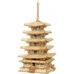 Robotime Rolife 3D Dřevěná Pagoda TGN02 275 ks – Zbozi.Blesk.cz