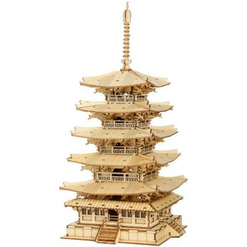 Robotime Rolife 3D Dřevěná Pagoda TGN02 275 ks
