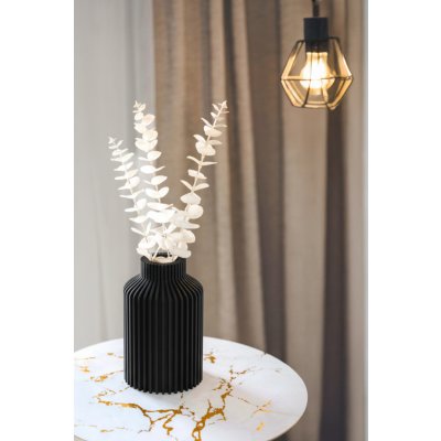 Fiedler Design VÁZA BOTTIGLIA - Jednobarevná, černá, velikost S – Hledejceny.cz