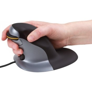 Fellowes Penguin Ambidextrous Vertical Mouse - Medium Wired