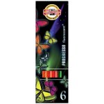 Koh-i-noor 8755 souprava pastelek v laku Progresso 6 ks – Zboží Dáma