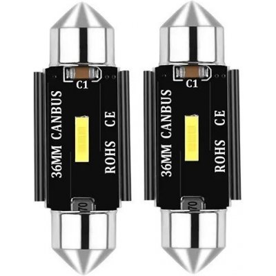 CANBUS LED žárovky 1 x SMD, UltraBright 1860, Festoon 36 mm Bílá, 12 V / 24 V. | Zboží Auto