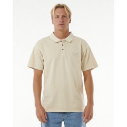 Rip Curl tričko FADE OUT EMB POLO Vintage White