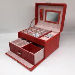 Gaira dvoupatrová šperkovnice 9027 14 červená – Zboží Dáma
