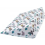 Bellatex Klínový podhlavník 2005/402 80 × 50 × 20 cm elastan - motýlci – Zboží Dáma