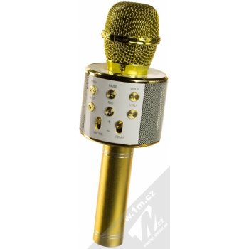 Zaparkorun Karaoke mikrofon pro děti zlatý