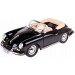 Bburago Porsche 356B Cabrio 1961 černá 1:24 – Zbozi.Blesk.cz