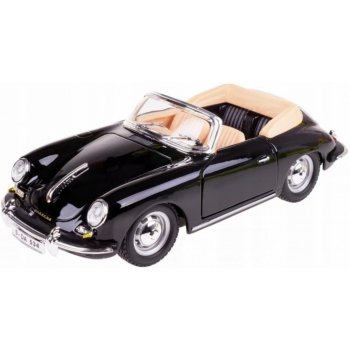 Bburago Porsche 356B Cabrio 1961 černá 1:24