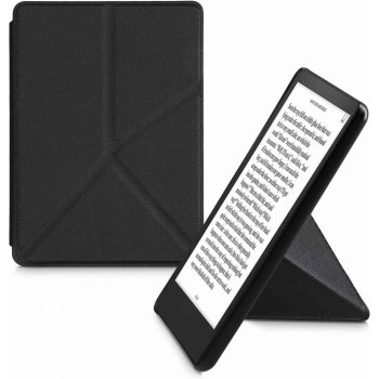 KW Mobile Origami Black Leather KW5715801 Pouzdro pro Amazon Kindle Paperwhite 5 2021 čern 4063004398043
