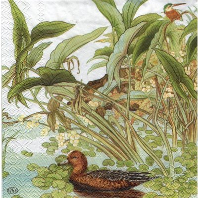 Ubrousek 33x33cm Divoké kachny – Sleviste.cz