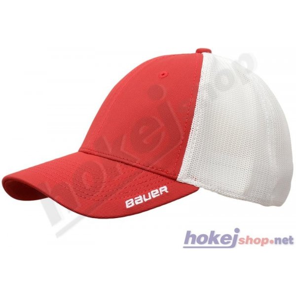 Kšiltovka Bauer New Era 39Thirty Team Stretch Mesh Back cap Red kšiltovka