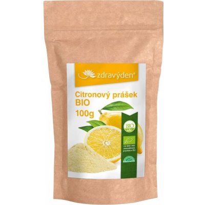 ZdravýDen BIO Citrónový prášek 100 g – Hledejceny.cz