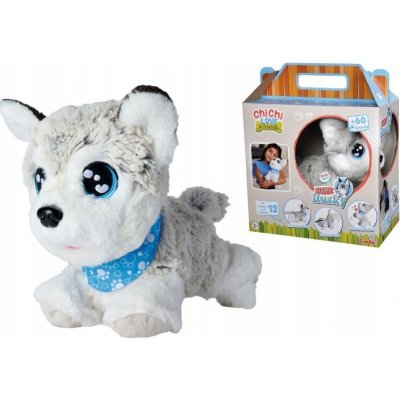 Simba Interaktivní štěně husky, pejsek 30 cm reaguje na povely – Sleviste.cz