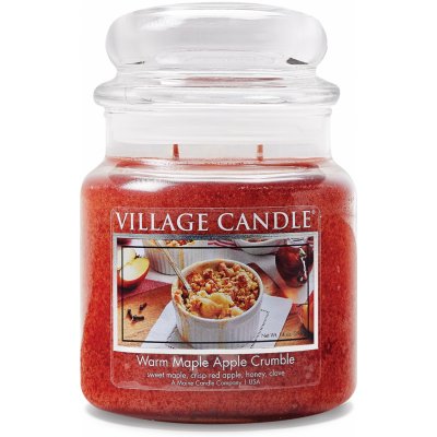 Village Candle Warm Maple Apple Crumble 397g – Zboží Mobilmania